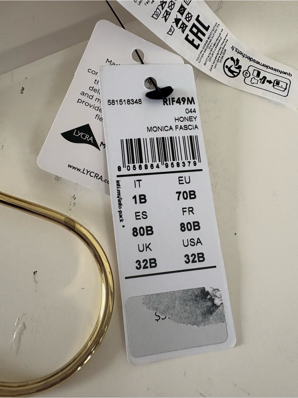 NWT Intimissimi Strapless Convertible bra - Picture 5 of 5